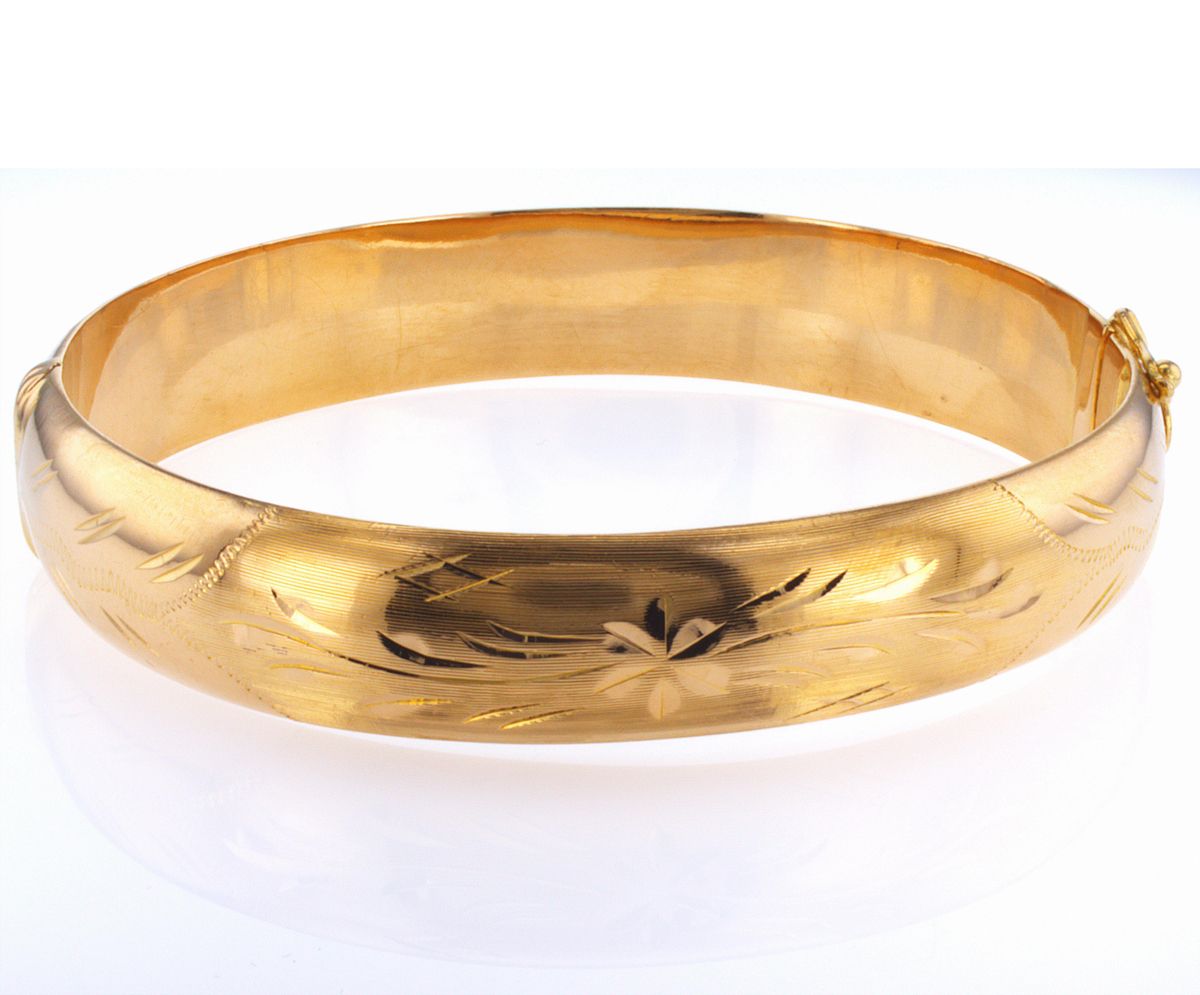 Silver rhodium bracelet kada durable design gold plated for men - – Soni  Fashion®
